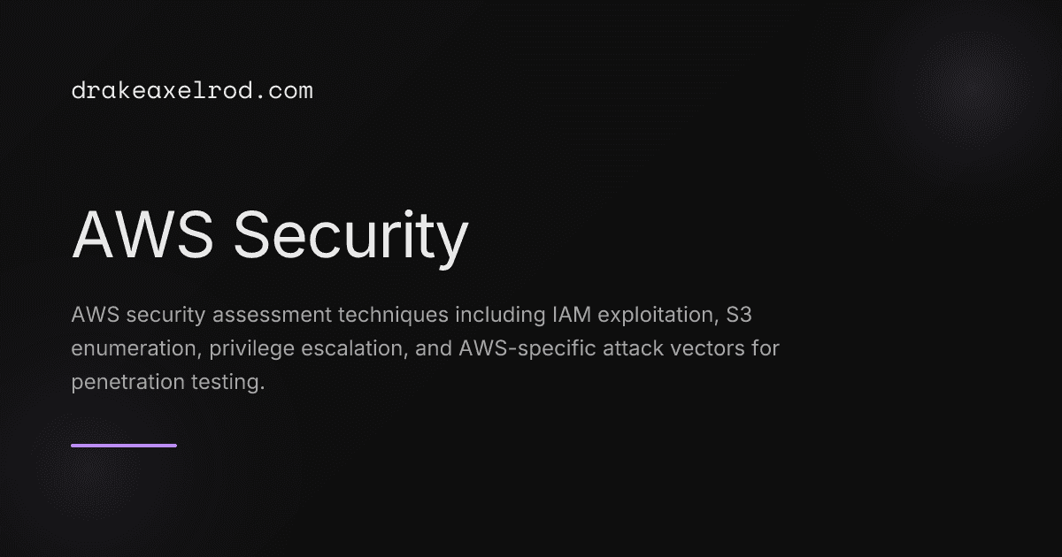 AWS Security